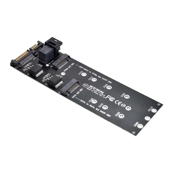 22Pin SATA Адаптор СФФ-8643 за M. 2 U2 Комплект NGFF M-Key за Slimline SAS NVME PCIe SSD SATA SSD Адаптер за дънната платка