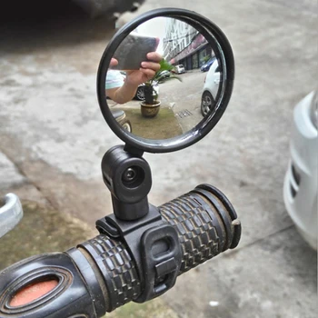 Мини На 360 Градуса Регулируем Под Наем На Огледалото За Обратно Виждане Под Наем На Велосипеди Волана Гъвкав Безопасен За Обратно Виждане Огледало За Обратно Виждане Обрат Колоездене