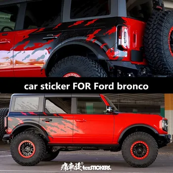 Нови автомобилни стикери ЗА страничните страни на купето на Ford bronco, предназначени за поръчка на етикети за спортни автомобили с висока проходимост
