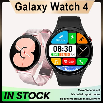 Новите Смарт Часовници с Температура на тялото, За Мъже и Жени за Samsung Xiaomi Huawei Водоустойчив Мъжки Часовник с Отговор на Предизвикателството 2022 за Galaxy Watch 4