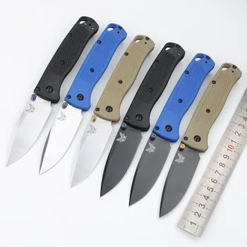 Открит Многоцветен Benchmade 535/535 S Bugout Сгъваем Нож Къмпинг Безопасност за Защита на Преносими Джобни Ножове EDC Инструмент