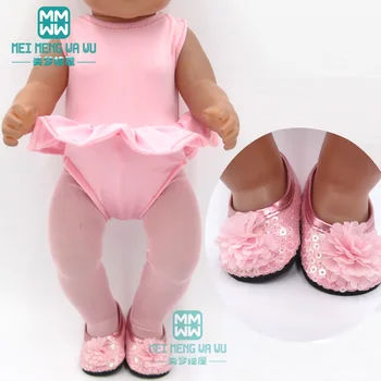 Стоп-моушън дрехи за новородени кукли 43 см-45 см, аксесоари за кукли и детско балетное рокля за американската кукла