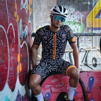 Шезлонг Cycliste Couture Мъжки гащеризон, спортно облекло-Костюм за триатлон Велосипеден гащеризон мтб team kit ropa ciclismo hombre